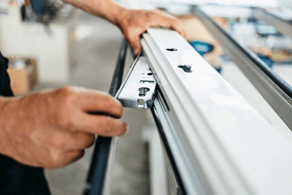 Aluminium Door Fabrication Work_nikhilaluminium